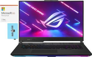 ASUS ROG Strix SCAR 17 Gaming  Entertainment Laptop AMD Ryzen 9 7945HX 16Core 173 240 Hz Quad HD 2560x1440 GeForce RTX 4080 Win 10 Pro with Microsoft 365 Personal  Dockztorm Hub
