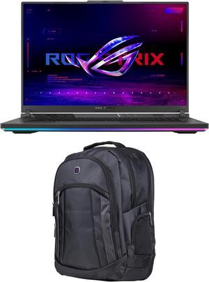 ASUS ROG Strix G18 G814 Gaming & Entertainment Laptop (Intel i9-14900HX 24-Core, 18" 240 Hz Wide QXGA (2560x1600), GeForce RTX 4070, 32GB DDR5 5600MHz RAM, Win 11 Pro) with 1680D Backpack