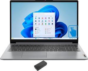 Lenovo Ideapad 1 Home & Business Laptop (AMD Ryzen 7 5700U 8-Core, 15.6" 60 Hz Touch Full HD (1920x1080), AMD Radeon, 24GB RAM, 1TB PCIe SSD, Wifi, Webcam, Bluetooth, Win 11 Pro) with USB-C Dock