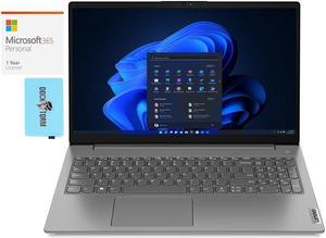 Lenovo V15 G3 Home & Business Laptop (Intel i3-1215U 6-Core, 15.6" 60 Hz Full HD (1920x1080), Intel UHD, 8GB RAM, 512GB SSD, Wifi, Webcam, No OS) with Microsoft 365 Personal , Dockztorm Hub