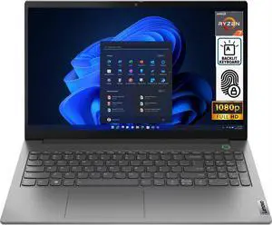 Lenovo ThinkBook 15 G4 Home & Business Laptop (AMD Ryzen 7 5825U 8-Core, 40GB RAM, 512GB PCIe SSD, AMD Radeon, 15.6" 60 Hz Full HD (1920x1080), Fingerprint, Wifi, Win 10 Pro) Refurbished