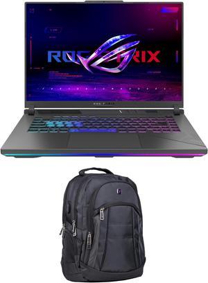 ASUS ROG Strix G16 G614 Gaming Laptop (Intel i9-14900HX 24-Core, 16.0" 240 Hz Wide QXGA (2560x1600), GeForce RTX 4060, 16GB DDR5 5600MHz RAM, Win 11 Home) with 1680D Backpack