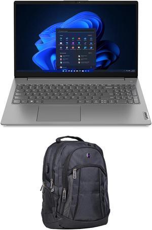 Lenovo V15 G3 Home & Business Laptop (Intel i3-1215U 6-Core, 15.6" 60 Hz Full HD (1920x1080), Intel UHD, 8GB RAM, 512GB SSD, Wifi, Webcam, Bluetooth, No OS) with 1680D Backpack