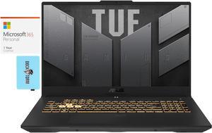 ASUS TUF Gaming F17 Gaming  Entertainment Laptop Intel i512500H 12Core 173 144 Hz Full HD 1920x1080 GeForce RTX 3050 16GB RAM Win 11 Home with Microsoft 365 Personal  Dockztorm Hub
