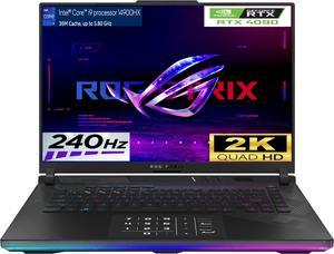ASUS ROG Strix SCAR 16 Gaming Laptop Intel i914900HX 24Core 32GB DDR5 5600MHz RAM 2TB PCIe SSD GeForce RTX 4090 160 240 Hz Wide QXGA 2560x1600 Wifi Bluetooth Backlit KB Win 10 Pro