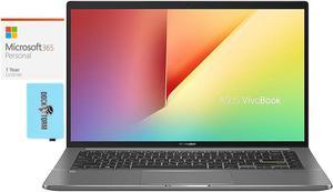 ASUS VivoBook S14 S435EA Home  Business Laptop Intel i71165G7 4Core 140 60 Hz Full HD 1920x1080 Intel Iris Xe 8GB RAM Win 11 Home with Microsoft 365 Personal  Dockztorm Hub