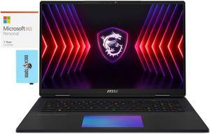 MSI Titian 18HX14036 Gaming  Entertainment Laptop Intel i914900HX 24Core 18 120 Hz 4K 3840x2400 GeForce RTX 4090 Win 11 Pro with Microsoft 365 Personal  Dockztorm Hub