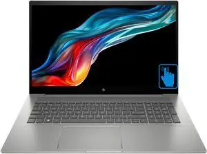 HP Envy Home & Business Laptop (Intel i7-1355U 10-Core, 8GB RAM, 512GB SSD, NVIDIA RTX 3050, 17.3" 60 Hz Touch Full HD (1920x1080), Wifi, Bluetooth, Backlit KB, Win 11 Home Plus) Refurbished