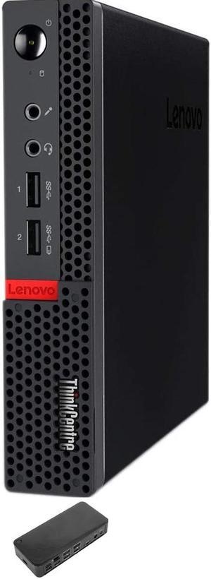 Lenovo ThinkCentre M625q Home & Business Mini Desktop (AMD E2-9000e 2-Core, Integrated Graphics, 8GB RAM, 128GB PCIe SSD, Win 11 Pro) with USB-C Dock