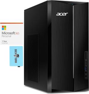 Acer Aspire TC TC-1780-UA92 Home & Business Desktop (Intel i5-13400 10-Core, Intel UHD 730, 16GB RAM, 512GB PCIe SSD, Wifi, Bluetooth, Win 11 Home) with Microsoft 365 Personal , Dockztorm Hub