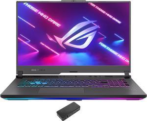 ASUS ROG Strix G17 G713 Gaming & Entertainment Laptop (AMD Ryzen 9 7945HX 16-Core, 17.3" 240 Hz Quad HD (2560x1440), GeForce RTX 4070, 32GB DDR5 4800MHz RAM, 1TB SSD, Win 11 Pro) with USB-C Dock
