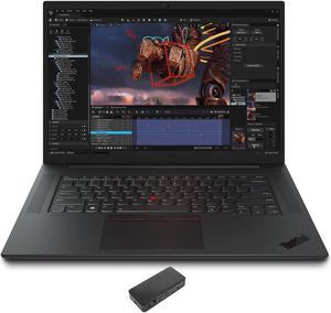 Lenovo ThinkPad P1 Gen 6 Workstation Laptop (Intel i7-13700H 14-Core, 16.0" 60 Hz Wide UXGA (1920x1200), NVIDIA RTX A1000, 16GB DDR5 5600MHz RAM, 1TB PCIe SSD, Backlit KB, Win 11 Pro) with USB-C Dock