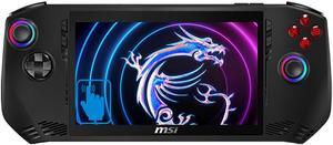 MSI Claw A1M-052US Gaming Laptop 7" Touchscreen FHD Display (Intel Ultra 5-135H, 16GB LPDDR5, 512GB SSD, Intel Arc, Fingerprint, Thunderbolt 4, WiFi 7, Bluetooth 5.4, Win 11 Home) (Renewed)