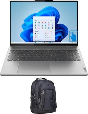 Lenovo Yoga 7 Home & Business 2-in-1 Laptop (AMD Ryzen 7 7735U 8-Core, 16.0" 60 Hz Touch Wide UXGA (1920x1200), AMD Radeon 680M, 16GB LPDDR5 6400MHz RAM, 1TB SSD, Win 11 Pro) with Premium Backpack