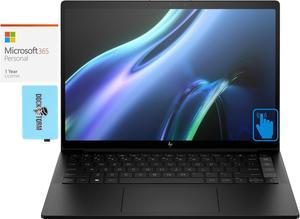 HP Dragonfly Pro One Home & Business Laptop (AMD Ryzen 7 7736U 8-Core, 14.0" 60 Hz Touch Wide UXGA (1920x1200), 32GB LPDDR5 6400MHz RAM, Win 11 Pro) with Microsoft 365 Personal , Dockztorm Hub