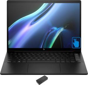 HP Dragonfly Pro One Home & Business Laptop (AMD Ryzen 7 7736U 8-Core, 14.0" 60 Hz Touch Wide UXGA (1920x1200), 32GB LPDDR5 6400MHz RAM, 1TB SSD, Backlit KB, Wifi, Webcam, ) with USB-C Dock