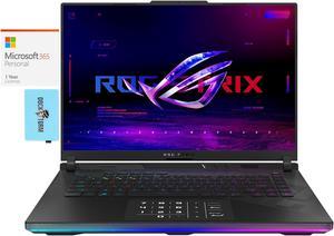 ASUS ROG Strix SCAR Gaming Laptop Intel i914900HX 24Core 160 240 Hz Wide QXGA 2560x1600 GeForce RTX 4080 32GB DDR5 5600MHz RAM Win 11 Pro with Microsoft 365 Personal  Dockztorm Hub