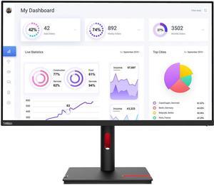 Lenovo T22i-30 63B0MAT6US 21.5" Monitor, 60Hz Refresh Rate, 4 ms response time, Full HD (1920x1080) IPS, Anti-glare Screen, VESA Compatible- Ideal for Home & Business Use