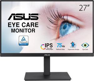 ASUS VA27EQSB 27" Eye Care Monitor, IPS Full HD (1920x1080), Anti-Glare Screen, 75Hz Refresh Rate, 5 ms Response Time, VESA Compatible, Ideal for Home & Business Use, Black (2024 Latest Model)