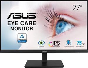 ASUS VA27DQSB 27" Adaptive-Sync Eye Care Monitor, IPS Full HD (1920x1080), 75Hz Refresh Rate, 5 ms Response Time, VESA Compatible, Ideal for Home & Business Use, Black (2024 Latest Model)