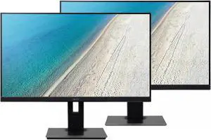 Acer America Corp. B7 B227Q UM.WB7AA.H01 21.5" Monitor: 95Hz Refresh Rate, 4 ms response time, Full HD (1920x1080) FHD, Non-glare Screen, VESA Compatible- Ideal for Home & Business Use, Pack-2