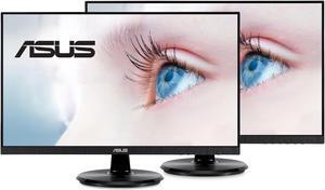 ASUS VA24DQ 24" Monitor: 75Hz Refresh Rate, 5 ms response time, Full HD (1920x1080) IPS, Non-glare Screen, VESA Compatible- Ideal for Home & Business Use, Pack-2