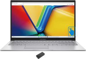 ASUS Vivobook 15 Home & Business Laptop (Intel Core 7 150U 10-Core, 15.6" 60 Hz Touch Full HD (1920x1080), Intel Graphics, 16GB RAM, 512GB SSD, Wifi, Webcam, Win 11 Home) with USB-C Dock