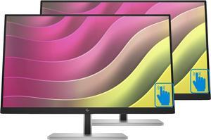 HP E24t G5 6N6E6AA#ABA 24" Touchscreen Monitor: 75Hz Refresh Rate, 5 ms response time, Full HD (1920x1080) IPS, Anti-glare Screen, VESA Compatible- Ideal for Home & Business Use, Pack-2