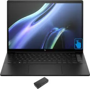 HP Dragonfly Pro One Home & Business Laptop (AMD Ryzen 7 7736U 8-Core, 14.0" 60 Hz Touch AMD Radeon 680M, 16GB LPDDR5 6400MHz RAM, 512GB PCIe SSD, Backlit KB, Wifi, Win 11 Pro) with USB-C Dock