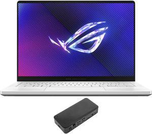 ASUS ROG Zephyrus G14 Gaming Laptop AMD Ryzen 9 8945HS 8Core 140 120 Hz Quad HD 2560x1440 GeForce RTX 4060 16GB LPDDR5X 6400MHz RAM 1TB SSD Backlit KB Wifi Win 11 Home with USBC Dock