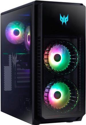 Acer Predator Orion 5000 Gaming Desktop PC (Intel i7-14700F 20-Core, 32GB DDR5 4400MHz RAM, 256GB PCIe SSD + 2TB HDD (3.5), GeForce RTX 4070 SUPER 12GB, Wifi, Bluetooth, Black, Win 10 Pro)