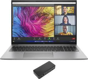 HP ZBook Firefly Z11 Workstation Laptop (Intel Core Ultra 7 155U 12-Core, 16.0" 60 Hz Wide UXGA (1920x1200), Integrated GPU, 32GB DDR5 5600MHz RAM, 2TB PCIe SSD, Win 11 Pro) with USB-C Dock
