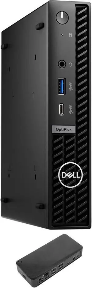 Dell Optiplex Micro 7020 Home & Business Mini Desktop (Intel i5- 14500T 14-Core, 16GB DDR5 4800MHz RAM, 4TB PCIe SSD, Win 11 Pro) with USB-C Dock