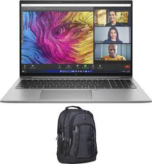 HP ZBook Firefly Z11 Workstation Laptop (Intel Core Ultra 7 155U 12-Core, 16.0" 60 Hz Wide UXGA (1920x1200), Integrated GPU, 32GB DDR5 5600MHz RAM, 512GB SSD, Win 11 Pro) with Premium Backpack