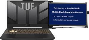 ASUS TUF Gaming F15 Gaming  Entertainment Laptop Intel i512500H 12Core 156 144 Hz Full HD 1920x1080 GeForce RTX 3050 32GB RAM 1TB PCIe SSD Backlit KB Wifi Webcam Win 11 Home