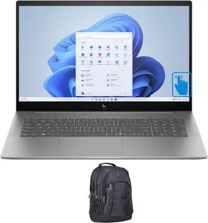 HP Envy 17t-cw100 Home & Business Laptop (Intel Ultra 7-155H 16-Core, 17.3" 60 Hz Touch Full HD (1920x1080), Intel Arc, 32GB DDR5 5600MHz RAM, 2TB PCIe SSD, Win 11 Pro) with Premium Backpack