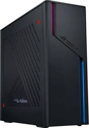 ASUS ROG G22CH Gaming Desktop PC (Intel i9-13900KF, GeForce RTX 4070 12GB GDDR5, 32GB DDR5, 1TB SSD + HD  HDD, Liquid Cooling, 600W PSU, WiFi 6E, Bluetooth 5.3, RJ-45, Win 11 Home) (Renewed)