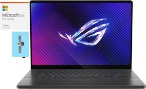 ASUS ROG Zephyrus G16 Gaming & Entertainment Laptop (Intel Ultra 9-185H 16-Core, 16.0" 240 Hz Wide QXGA (2560x1600), GeForce RTX 4090, Win 11 Home) with Microsoft 365 Personal , Dockztorm Hub