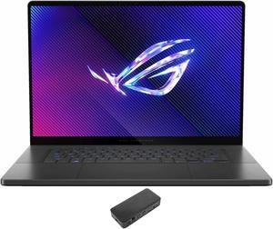 ASUS ROG Zephyrus G16 Gaming & Entertainment Laptop (Intel Ultra 9-185H 16-Core, 16.0" 240 Hz Wide QXGA (2560x1600), GeForce RTX 4090, 32GB LPDDR5X 7466MHz RAM, Win 11 Pro) with USB-C Dock