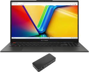 ASUS Vivobook  Home & Business Laptop (Intel i9-13900H 14-Core, 15.6" 120 Hz 3K UHD (2880x1620), Intel Iris Xe, 16GB LPDDR5 4800MHz RAM, 1TB PCIe SSD, Backlit KB, Wifi, Win 11 Pro) with USB-C Dock