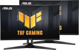 ASUS VG27AQ3A 27" Monitor: 180Hz Refresh Rate, 1 ms response time, Quad HD (2560x1440) IPS, Non-glare Screen, VESA Compatible- Ideal for Gaming & Business Use, Pack-2