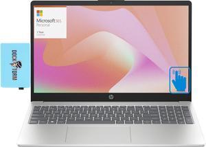 HP 15t-fd000 School & Business Laptop (Intel i5-1334U 10-Core, 15.6" 60 Hz Touch Full HD (1920x1080), Intel UHD, 16GB RAM, 1TB PCIe SSD, Win 11 Pro) with Microsoft 365 Personal , Dockztorm Hub