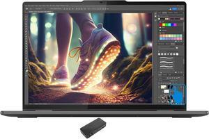 Lenovo Yoga 7i Home & Business 2-in-1 Laptop (Intel Core Ultra 7 155U 12-Core, 16.0" 60 Hz Touch Wide UXGA (1920x1200), Intel Graphics, 16GB LPDDR5X 7466MHz RAM, Win 11 Pro) with USB-C Dock