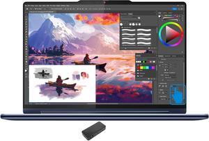 Lenovo Yoga 9i Home & Business 2-in-1 Laptop (Intel Ultra 7-155H 16-Core, 14.0" 120 Hz Touch 2.8K (2880x1800), Intel Arc, 16GB LPDDR5X 7466MHz RAM, Win 11 Pro) with USB-C Dock