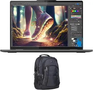 Lenovo Yoga 7i Home & Business 2-in-1 Laptop (Intel Core Ultra 7 155U 12-Core, 16.0" 60 Hz Touch Wide UXGA (1920x1200), Intel Graphics, 16GB LPDDR5X 7466MHz RAM, Win 11 Home) with Premium Backpack