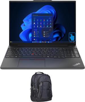 Lenovo ThinkPad E16 Gen 2 Home & Business Laptop (Intel Ultra 5-125U 12-Core, 16.0" 60 Hz Touch Intel Graphics, 32GB DDR5 5600MHz RAM, 2TB PCIe SSD, Backlit KB, Win 11 Pro) with Premium Backpack