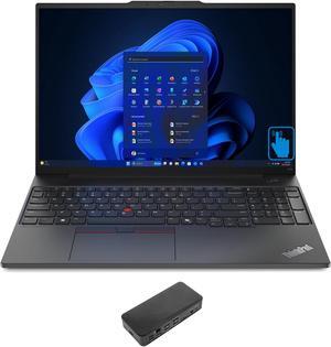 Lenovo ThinkPad E16 Gen 2 Home & Business Laptop (Intel Ultra 5-125U 12-Core, 16.0" 60 Hz Touch Intel Graphics, 32GB DDR5 5600MHz RAM, 1TB PCIe SSD, Backlit KB, Wifi, Win 11 Home) with USB-C Dock