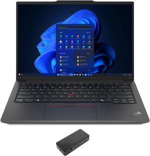 Lenovo ThinkPad E14 Gen 6 School & Business Laptop (Intel Ultra 5-125U 12-Core, 14.0" 60 Hz Wide UXGA (1920x1200), Intel Graphics, 32GB DDR5 5600MHz RAM, Win 11 Pro) with USB-C Dock