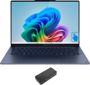 Lenovo Yoga Slim 7x Home & Entertainment Laptop (Snapdragon X Elite X1E-78-100 12-Core, 14.5, 60 Hz Touch 2944x1840, 16GB LPDDR5X MHz RAM, 512GB SSD, Backlit KB, Wifi, Win 11 Home) with USB-C Dock