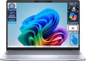 Dell Inspiron 14 Plus Business Laptop 14.0" Touchscreen WQXGA Display (Snapdragon X Plus X1P-64-100, 16GB LPDDR5X, 512GB SSD, Qualcomm Adreno, Backlit KB, Fingerprint, WiFi 7, Win 11 Home) (Renewed)